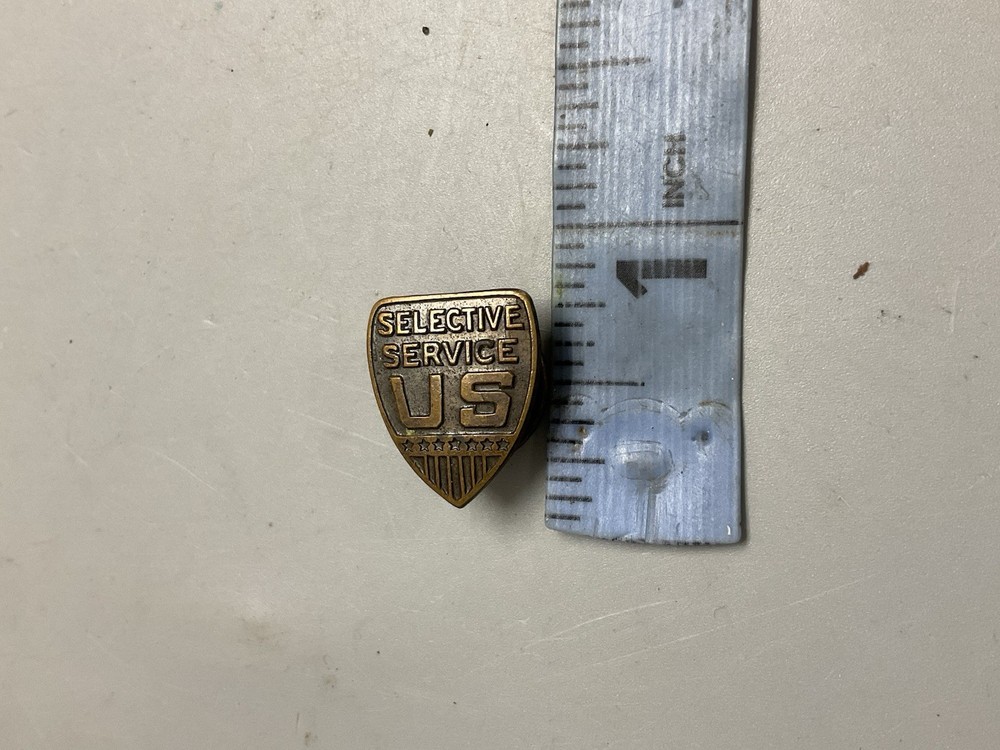 WWI US Selective Service Draft Board Member Lapel- o496