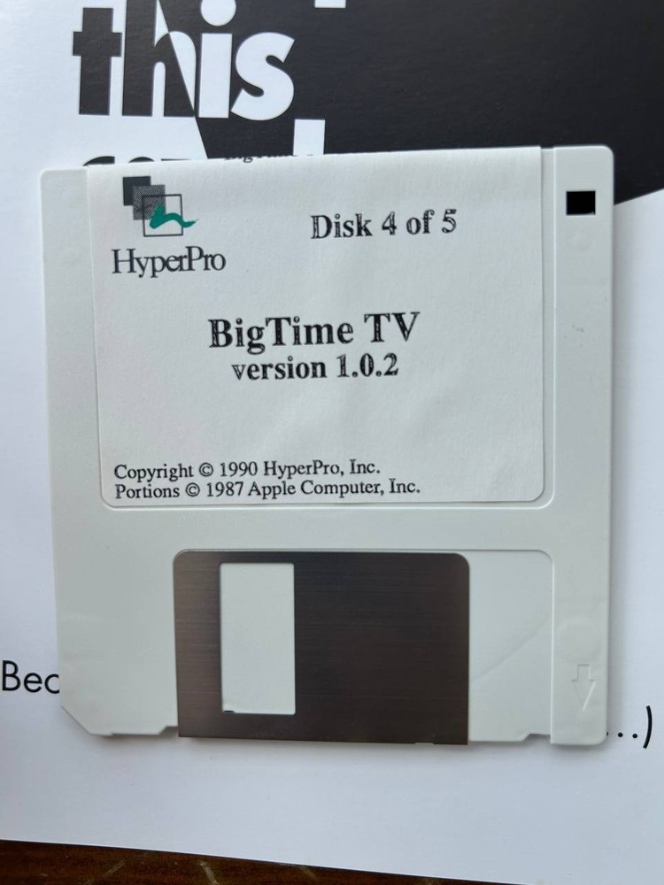 Vintage HyperPro BigTime TV. Multimedia Video Authoring System