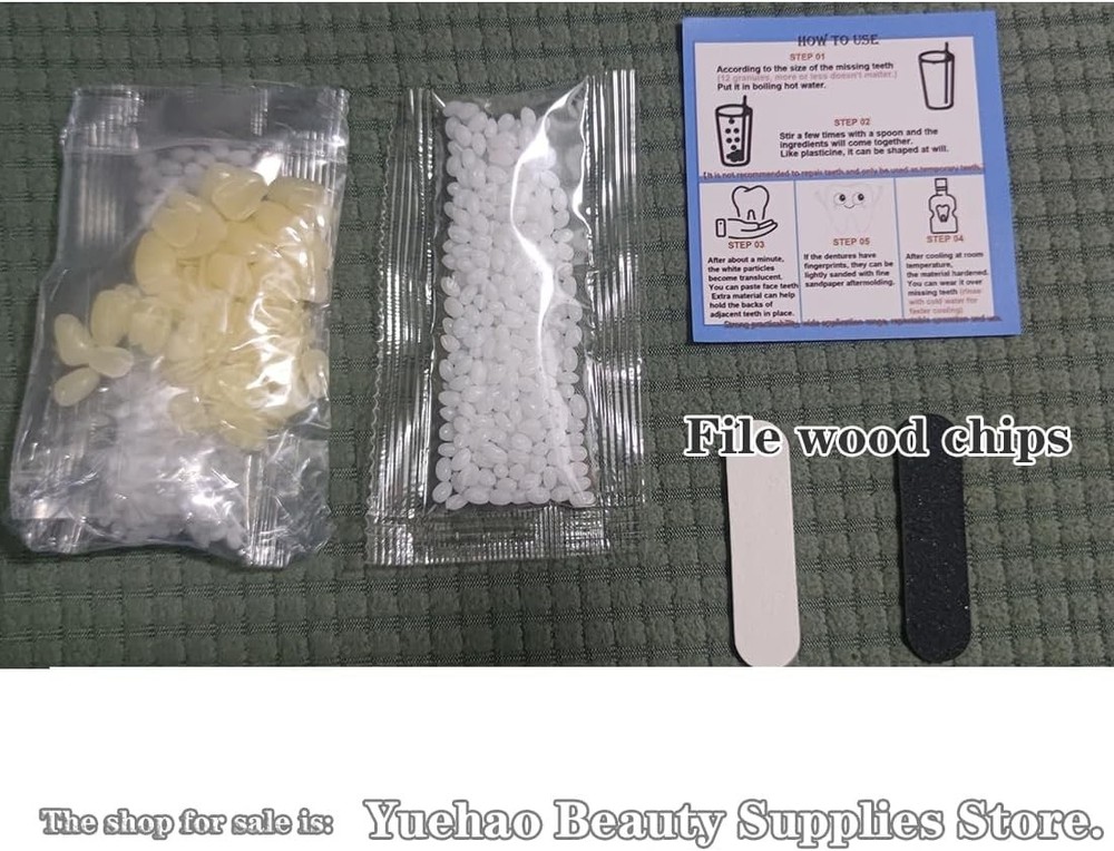 Instant Tooth Repair Solution: Moldable Granules for Missing Teeth Confidence