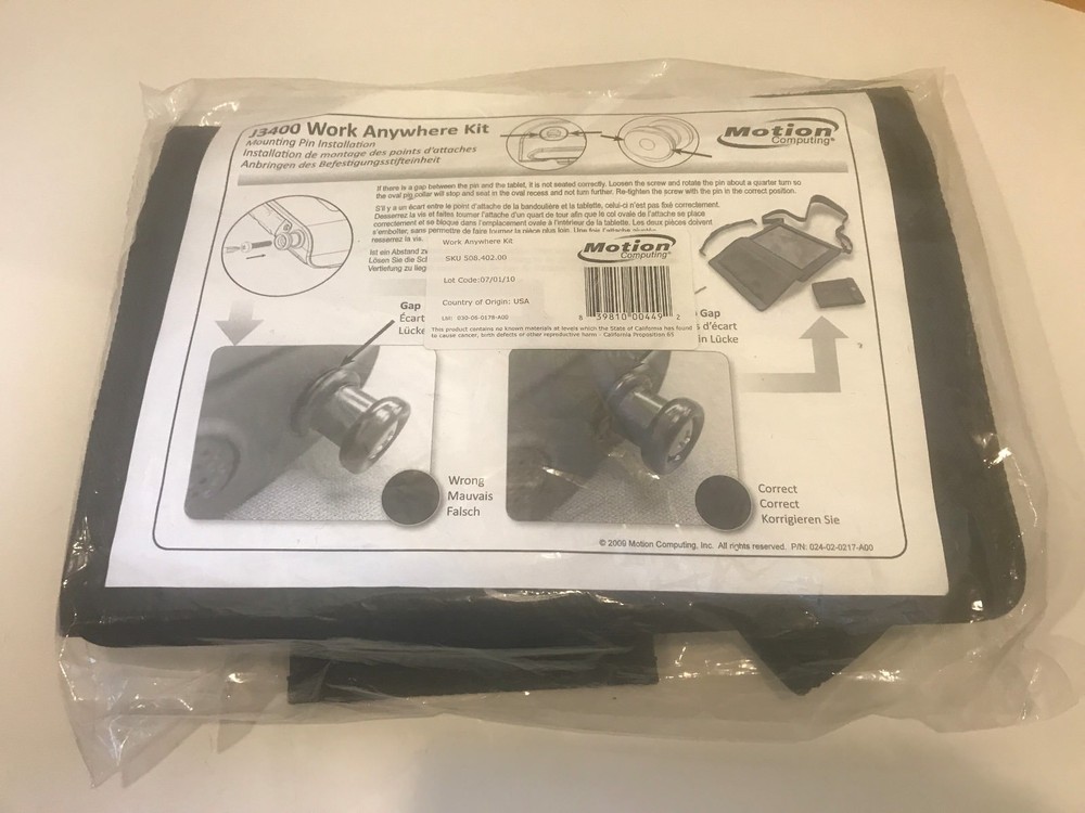 Motion Computing J3400 Work Anywhere Kit Case & Strap (508.402.00)