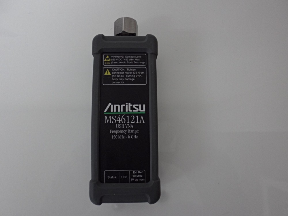 (AS-IS)Anritsu 1-PORT USB ShockLine Network Analyzer MS46121A,6GHz,Booting Error