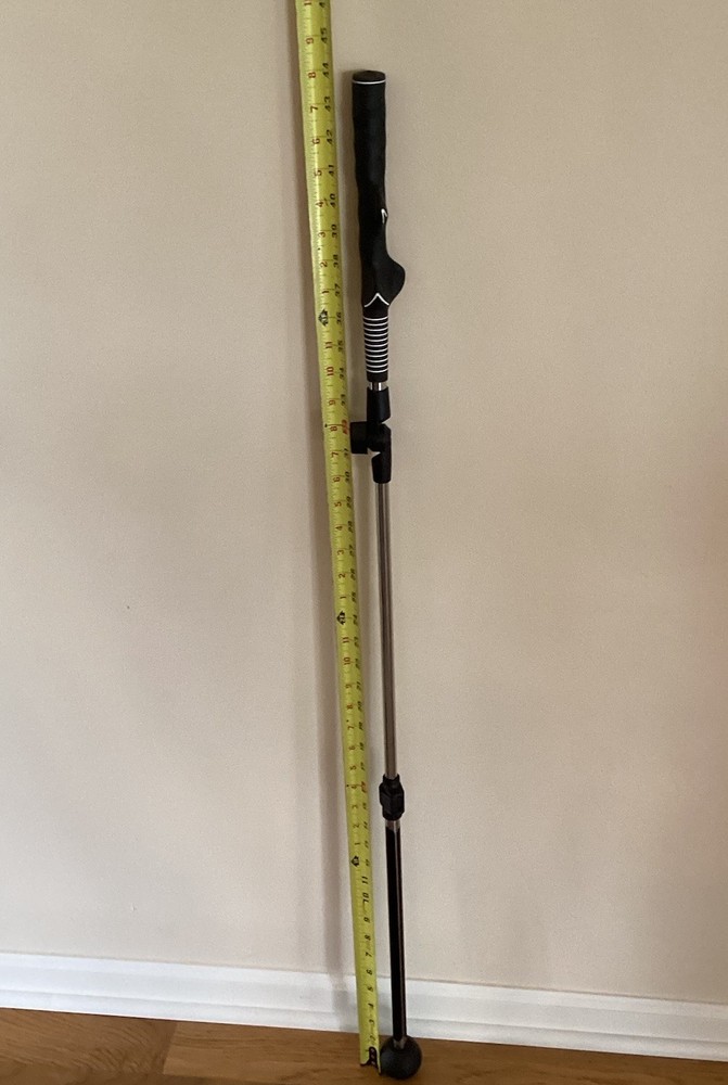 Golf Swing Trainer Aid Adjustable Portable Right/Left Handed Ergonomic Grip EUC