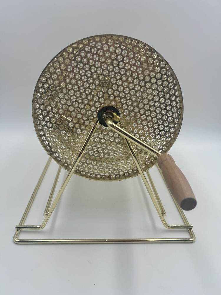 Medium Brass Raffle Ticket Drum - Holds 5000 tickets