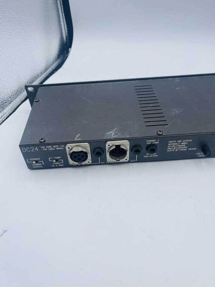 Rane DC-24 Rack Dynamic Controller Compressor Limiter,Expander Gate Untested