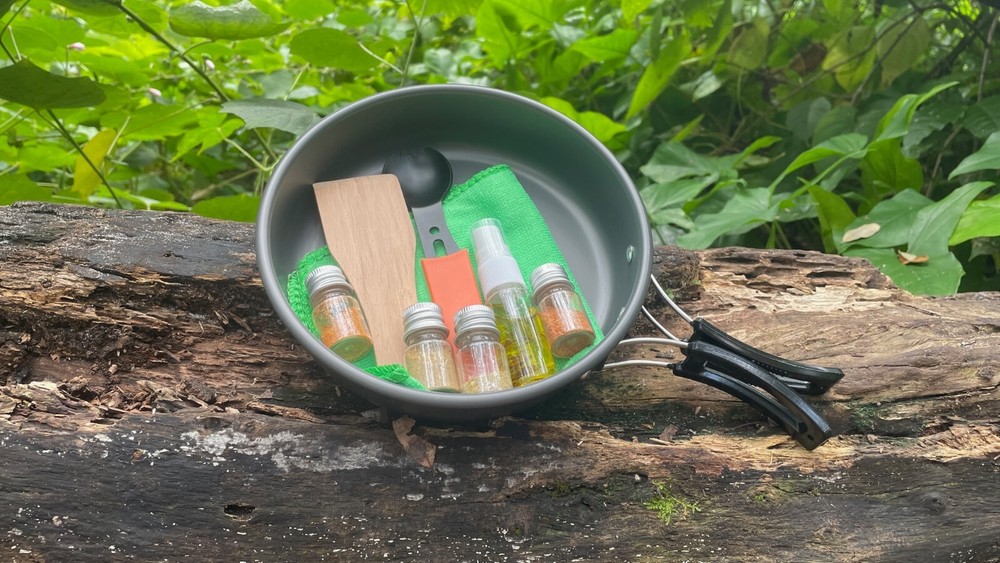 Lightweight Backpacking Camping Fry Pan Kit