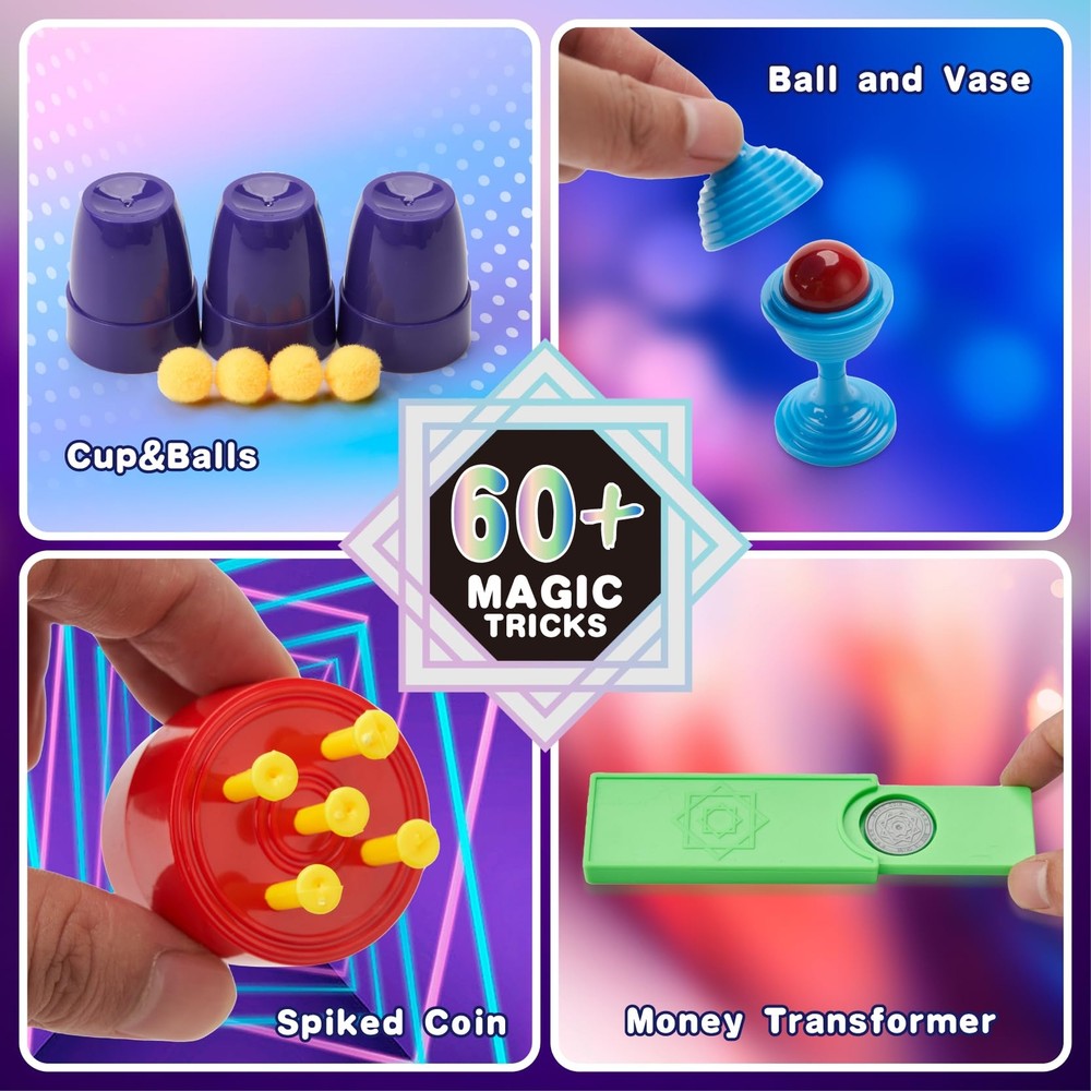 Magic Kit - Magic Tricks for Kids Magic Set with Step-By-Step Instructions