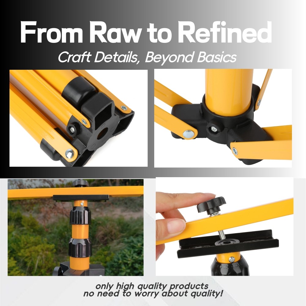 Archery Triangular Folding Target Stand Iron Adjustable Tripod Shooting Hunting