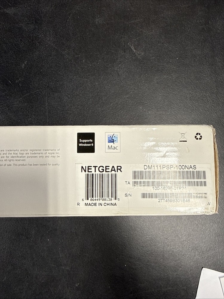 NETGEAR Broadband Adsl2+ Modem DM111PSP USED