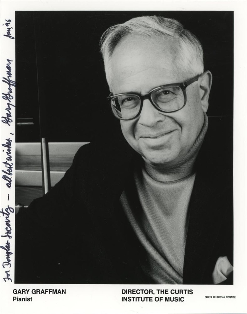 Gary Graffman- Signed Photograph (Pianist)