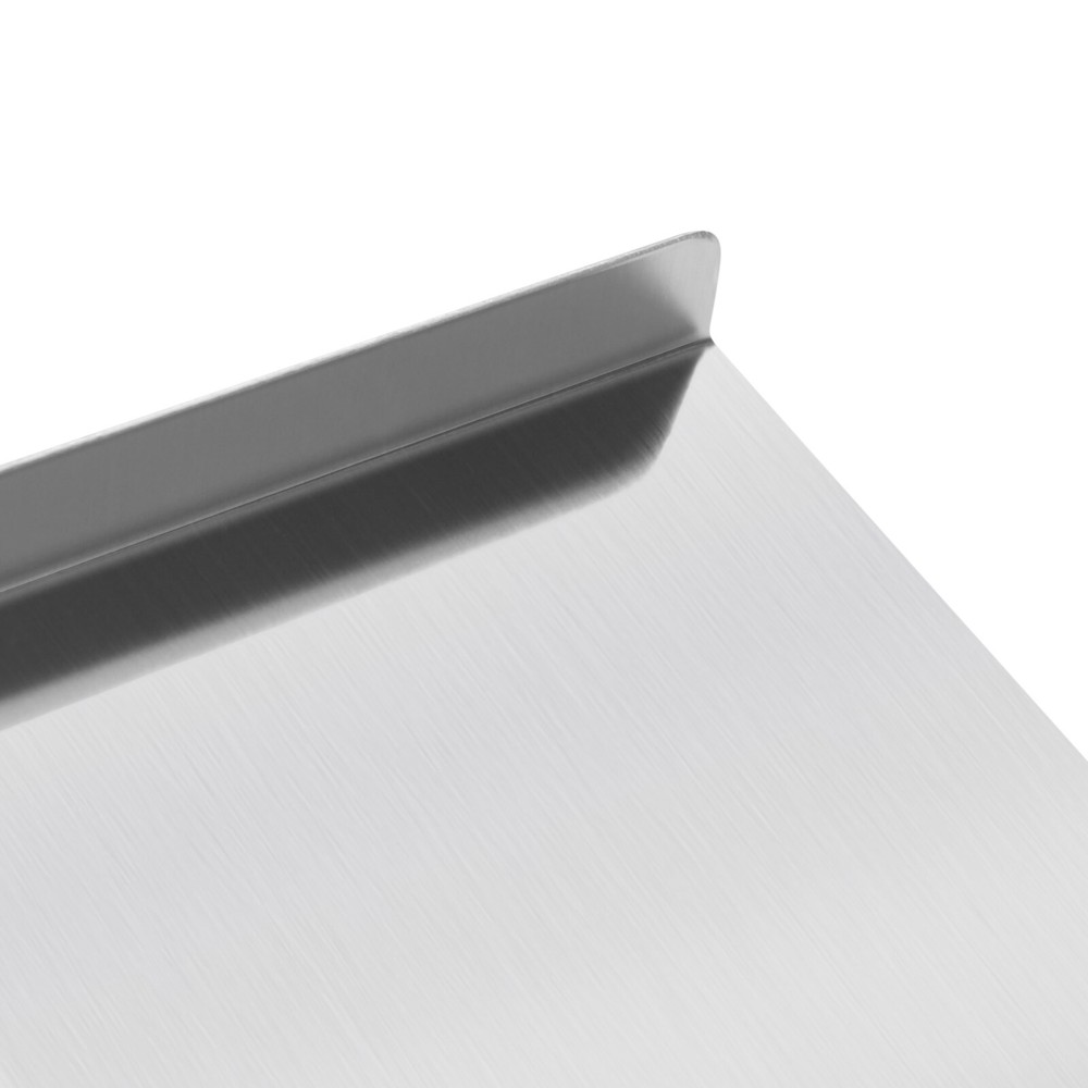 Stainless Steel Chopping Cutting Board Counter Top Protector w/ Front Overhang