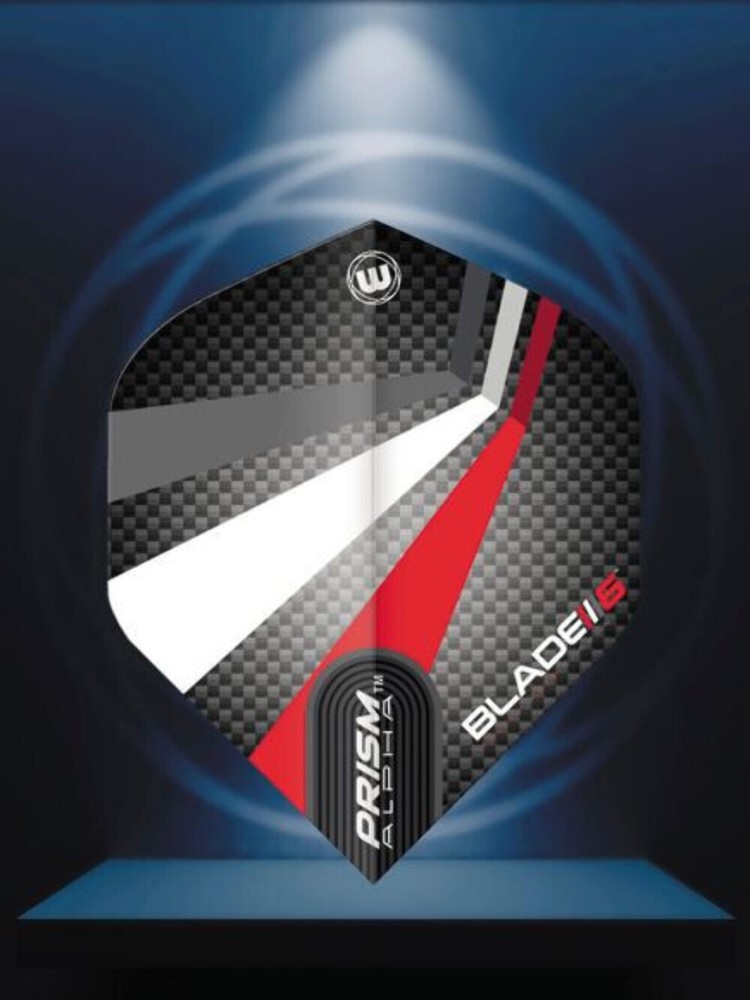Winmau Prism Alpha Black, Red & White