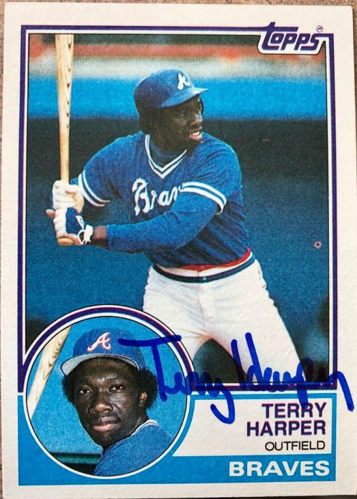 Terry Harper Autographed 1983 Topps #339