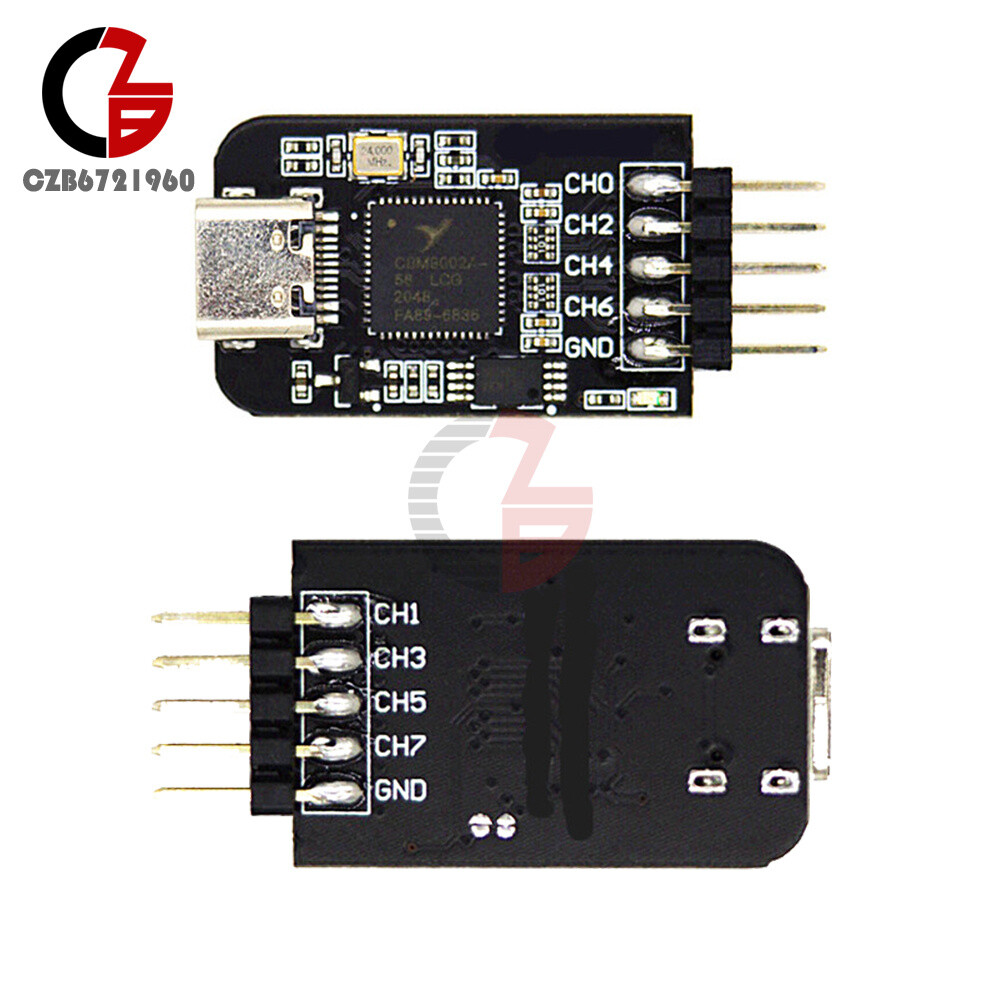 Mini Logic Analyzer Type C MCU Arm FPGA Debugging Tool 24m Sampling 8-Channels