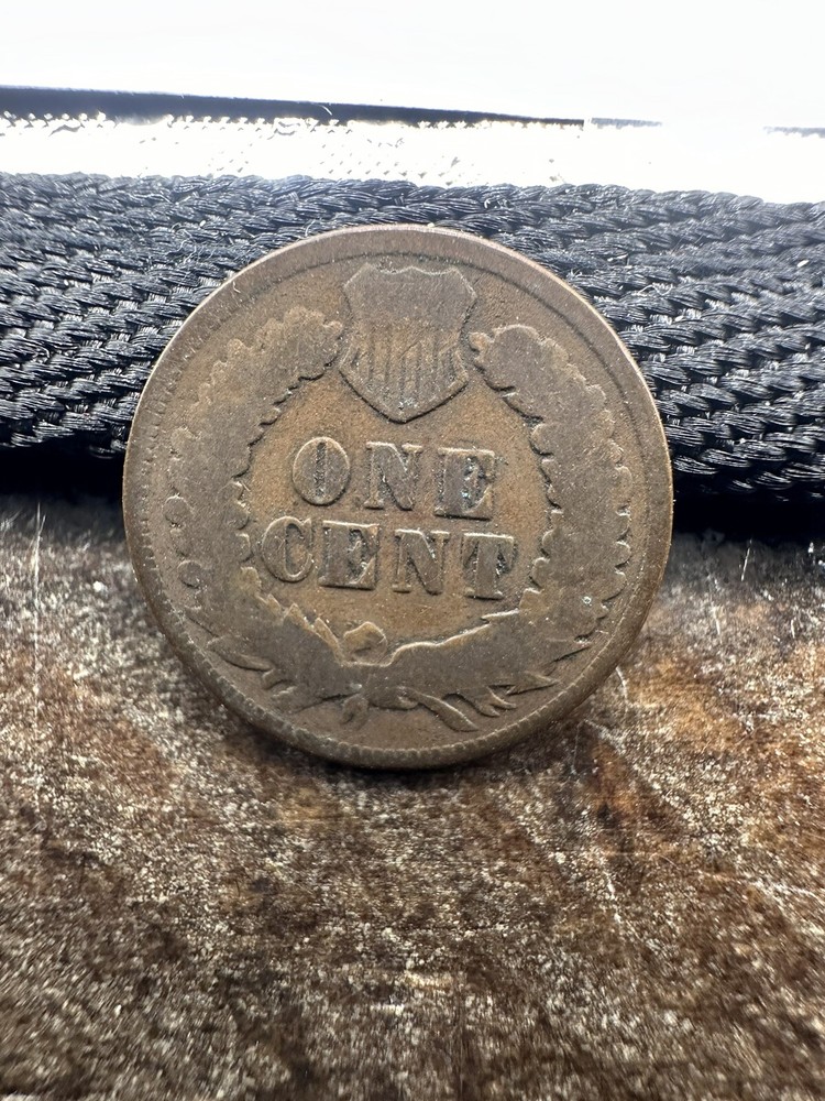 1876 Indian Cent Nice Original # 7077