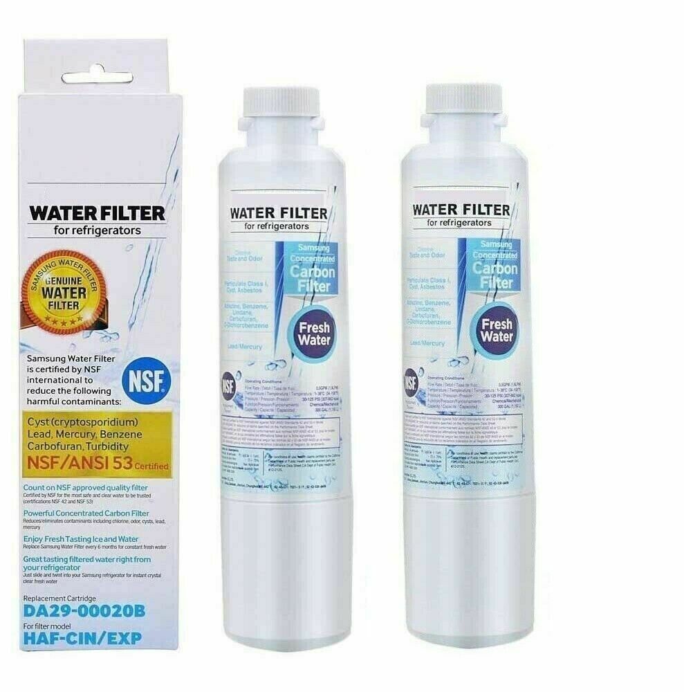 1-4 Pack SAMSUNG Hafcin DA29-00020B HAF-CIN/EXP Fresh Refrigerator Water Filter
