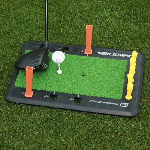 Launch Deck Golf Swing Trainer - Fix Your Slice I Swing Mastery Tool by Hank