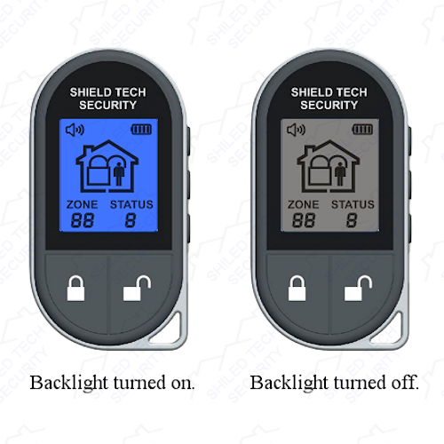 Wireless House Alarm Kit Security System Voice Prompt Backlit Screen US Plug FB