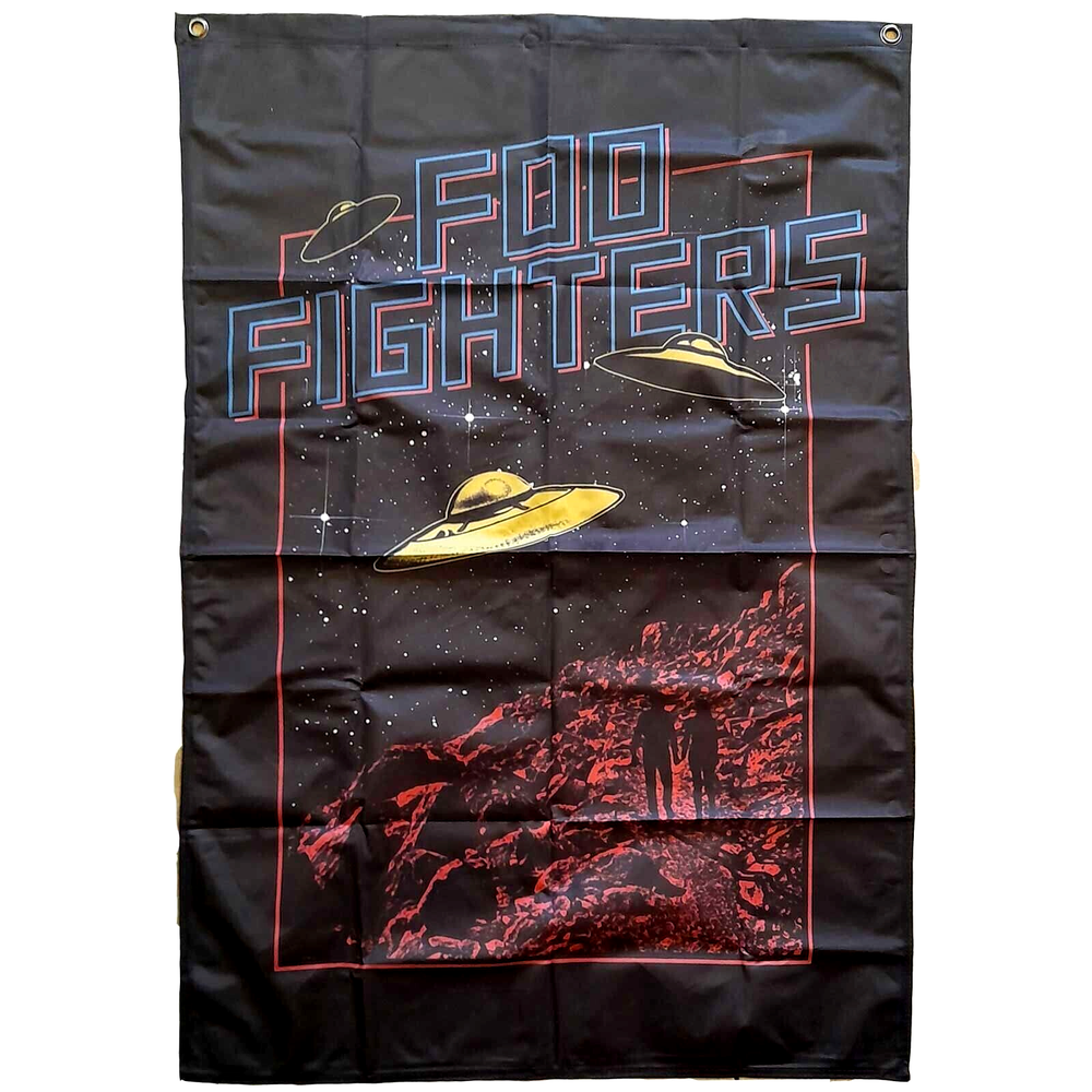 FOO FIGHTERS ex-tour textile poster / flag