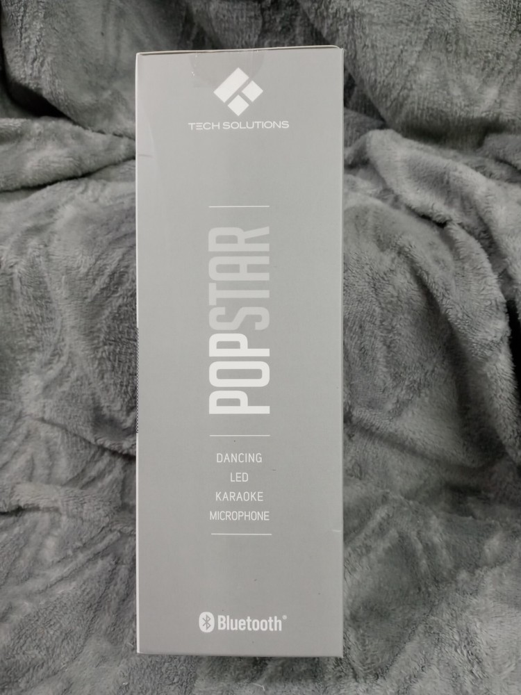 Dancing LED Karaoke Microphone Tech Solutions Popstar Wireless Mic "New Arrival"