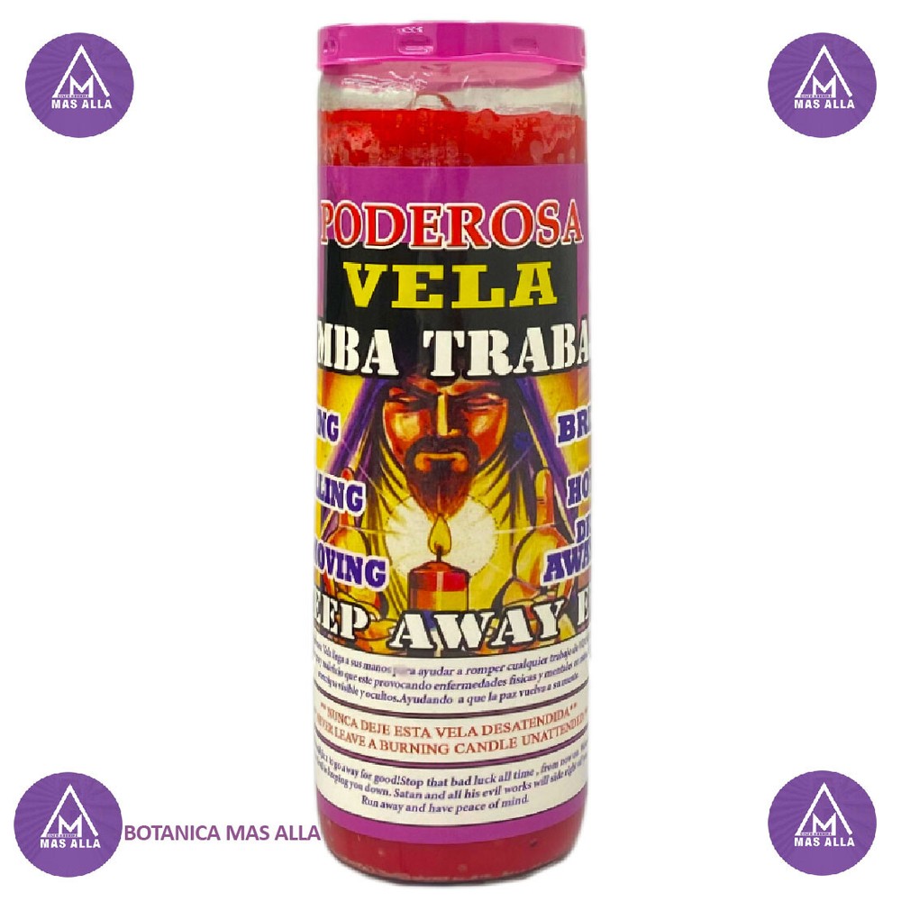 Veladora - Vela Preparada Tumba Trabajos - Fixed Candle Keep Away Evil