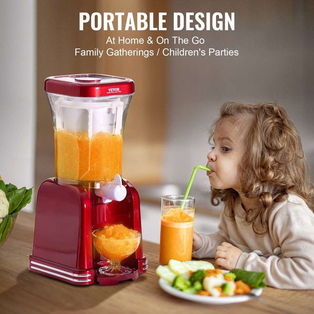 Efficient 32oz Slush Maker with Smoothie Function for Home Enjoyment