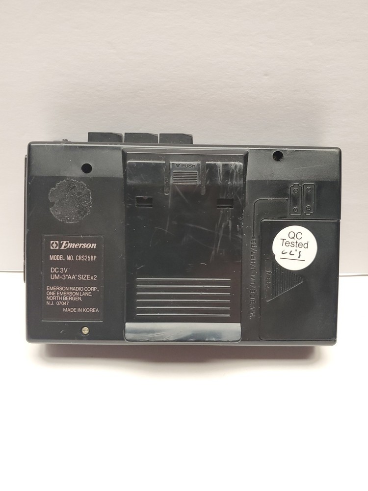 Emerson CRS 25BP Cassette Player Working
