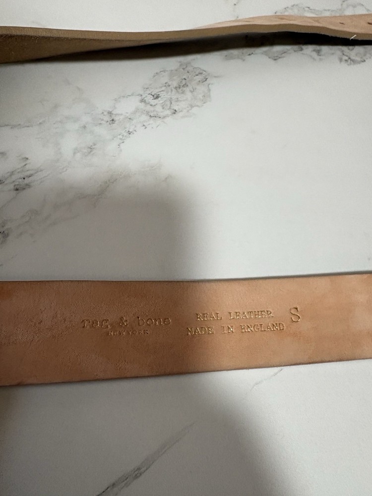 rag & bone Rebound Suede Belt Small- Tan *Flaws