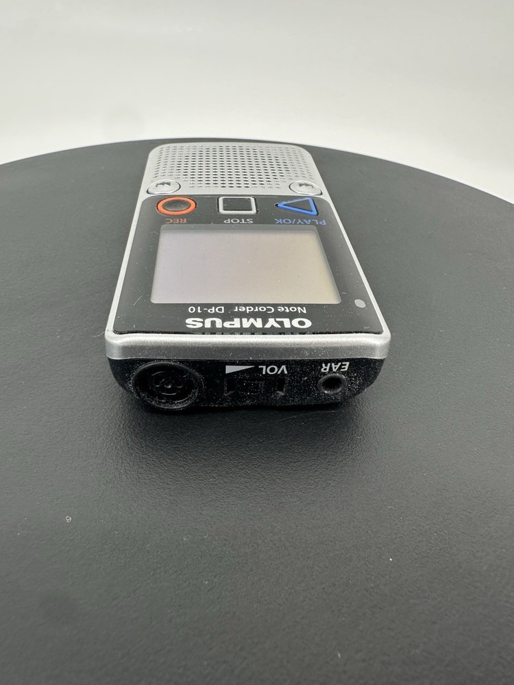 Olympus Note Corder DP-10 Digital Voice Recorder Handheld Speaker TESTED