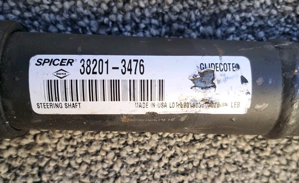DANA SPICER #38201-3476 Steering Shaft