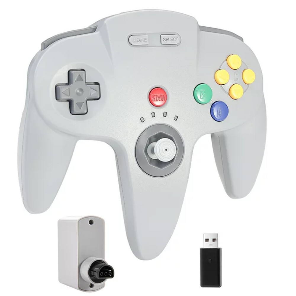 Wireless For N64 Game System/Switch PC Windows Mac Remote Game Pad Joystick