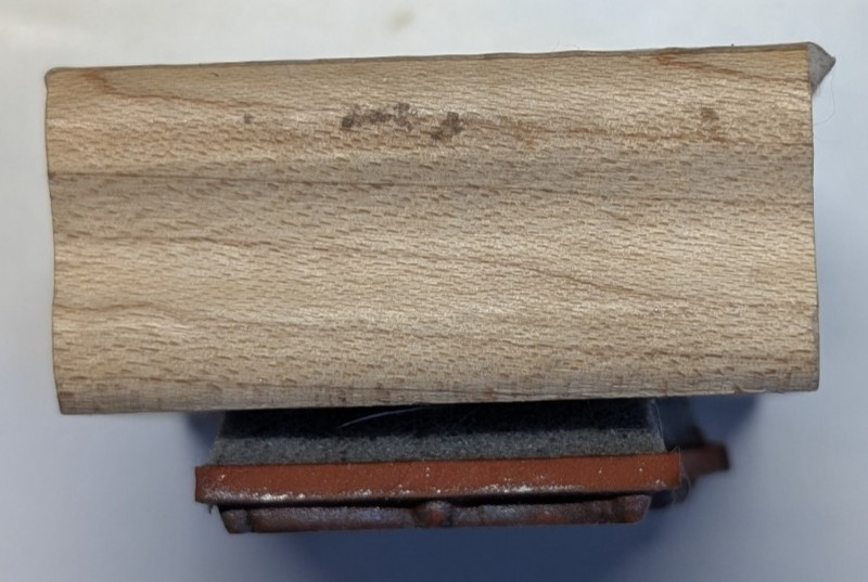 Wood/Rubber Stamp "Present, Gift" Holidays