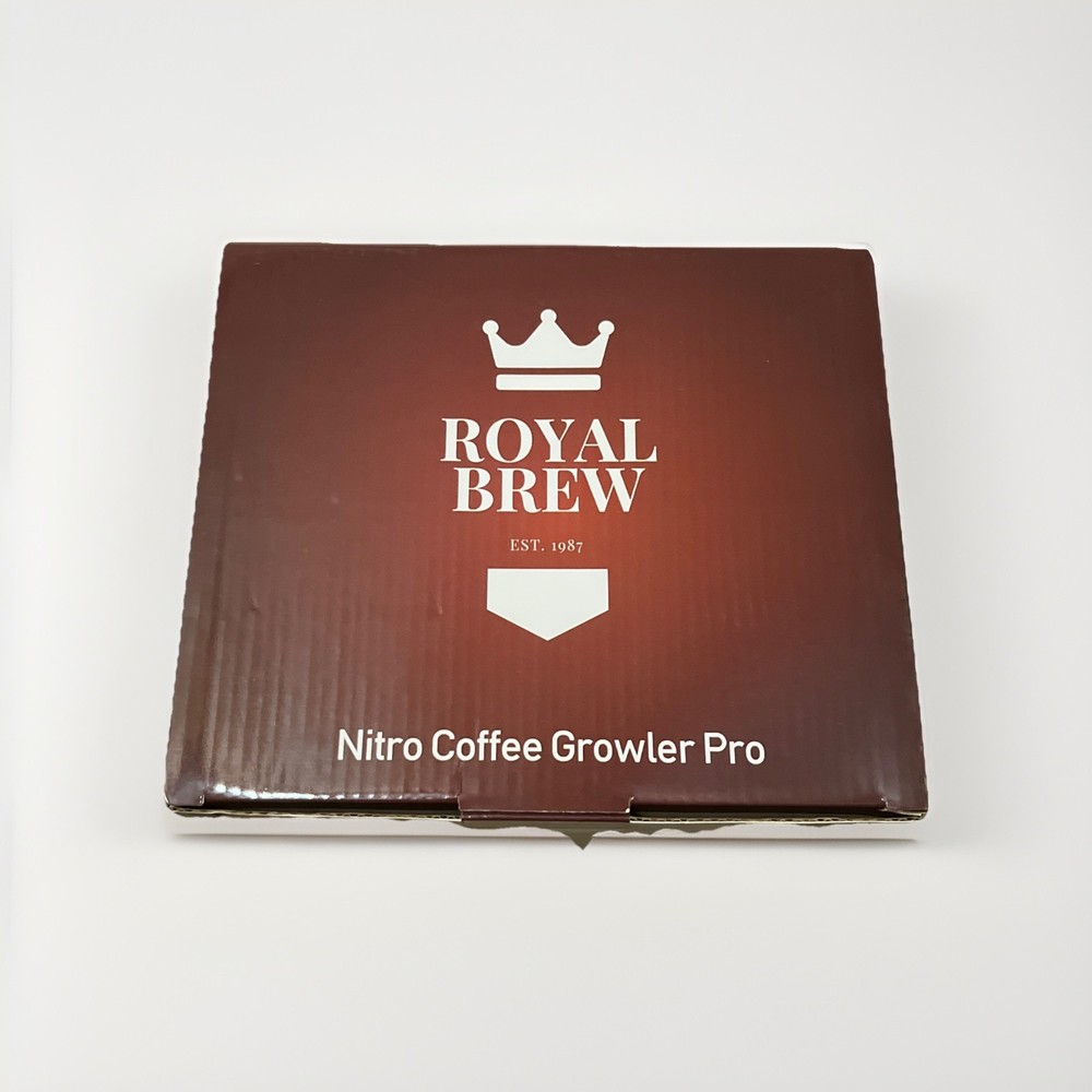 The Original Royal Brew Nitro Cold Brew Coffee Maker - Silver 64oz