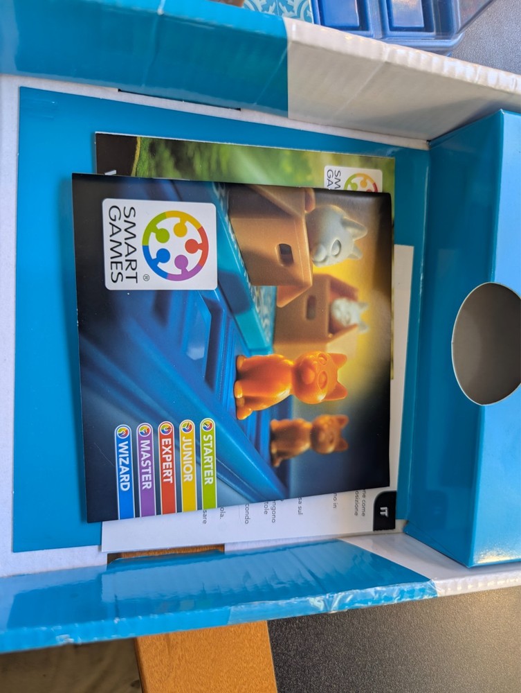 CATS & BOXES Single Player Logic Board Game 100% COMPLETE 2022