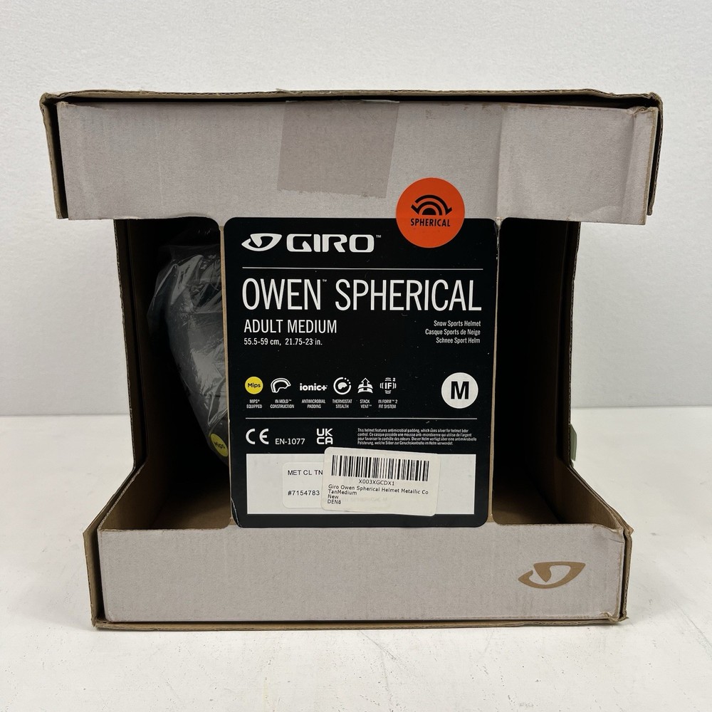 Giro Owen Spherical Mips Adult Medium Metallic