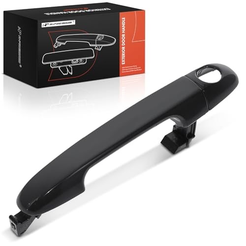 Front Driver or Passenger Side Exterior Door Handle with Keyhole Compatible
