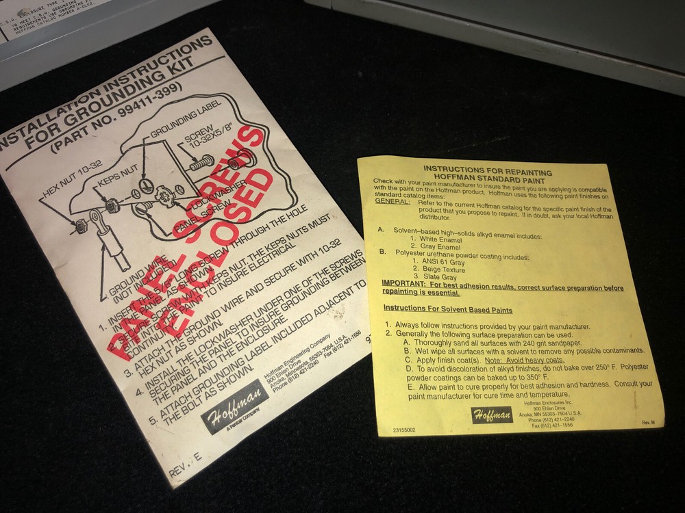 Hoffman A8N86 Wall Mount Enclosure