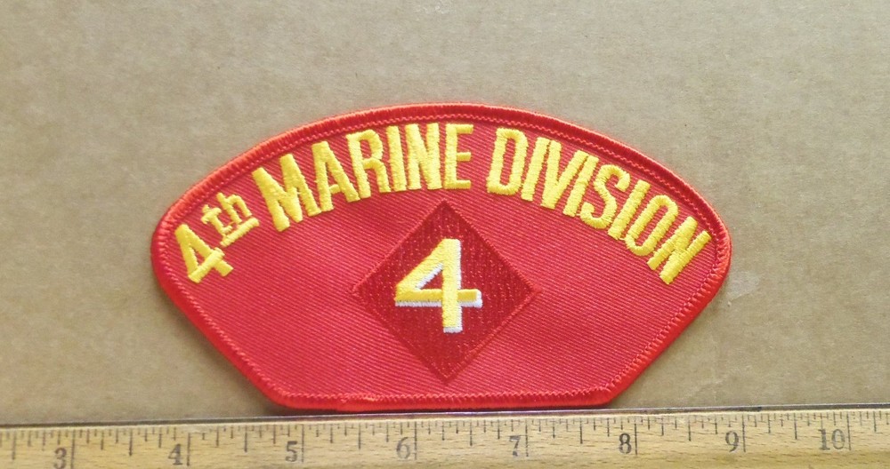 US Marine Corps - 4th Marine Division Embroidered Patch