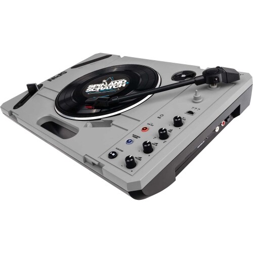 Reloop SPiN Portable Turntable System with Scratch Vinyl
