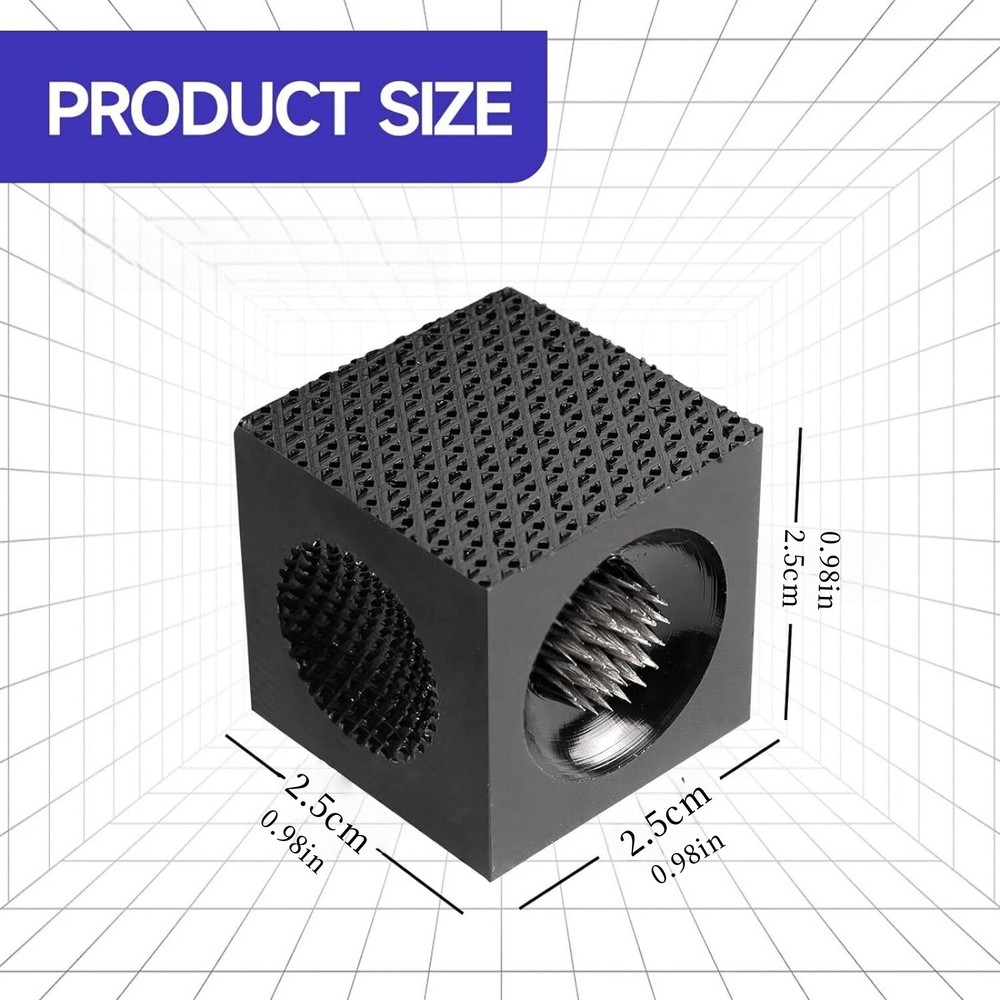 5-in-1 Multi-Function Billiard Pool Cue Tip Tool, Scuffer/Shaper/Aerator Cube