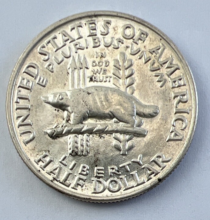 1936 Wisconsin Commemorative Half Dollar 90% Silver