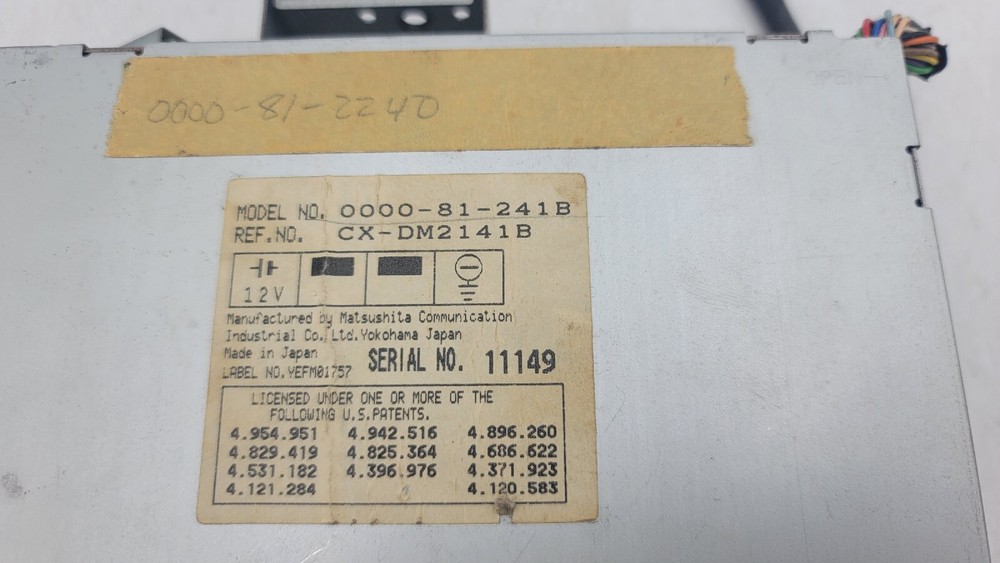 Panasonic 1C02 Compact Disk Deck 1992 CX-DM2141B A9