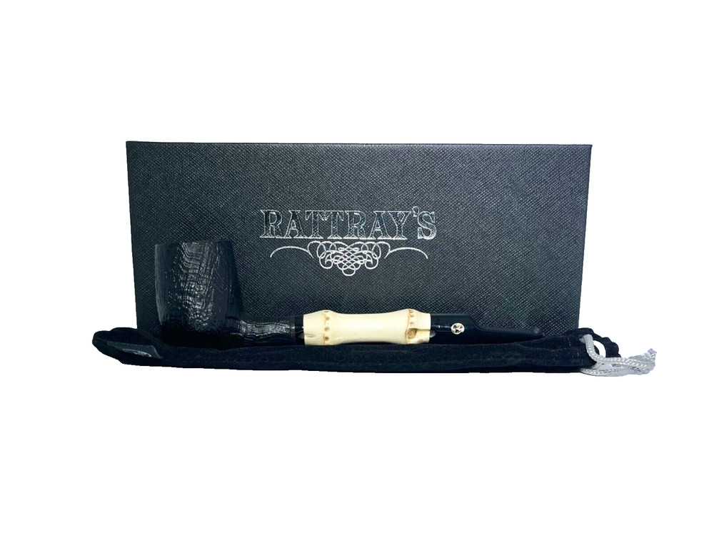 Rattray's Bamboo Sandblasted Black Billiard...New In Box...No Filter