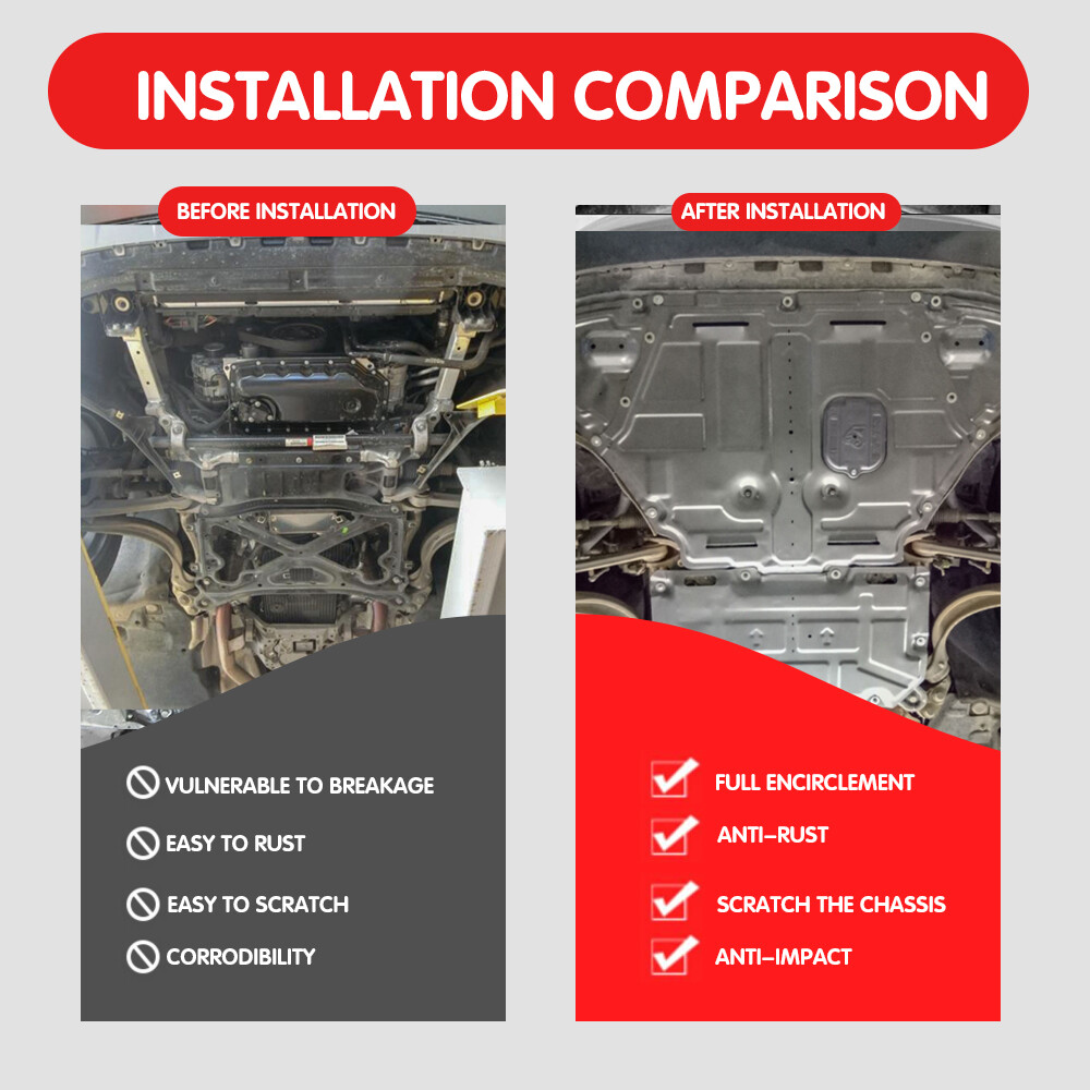 Engine Splash Guard For Audi Q7 2017-2024 Under Engine Shield Cover Board