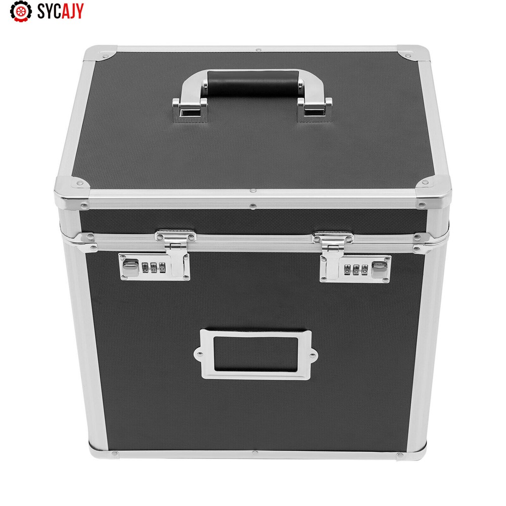 Fireproof Document File Organizer Box Storage Filing Cabinet Safe Portable Box