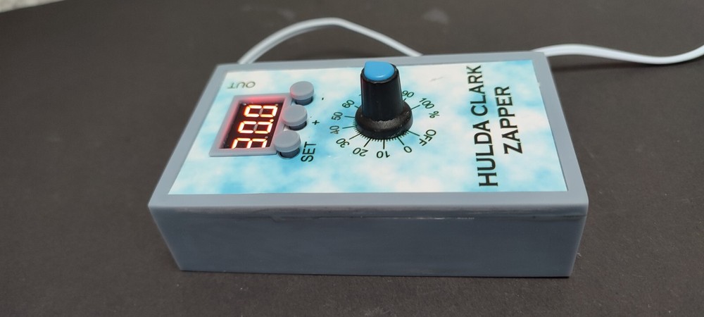 Hulda Clarck’s Protocol Gadget Multi Frequency Zapper with Copper, Silver-Orgone