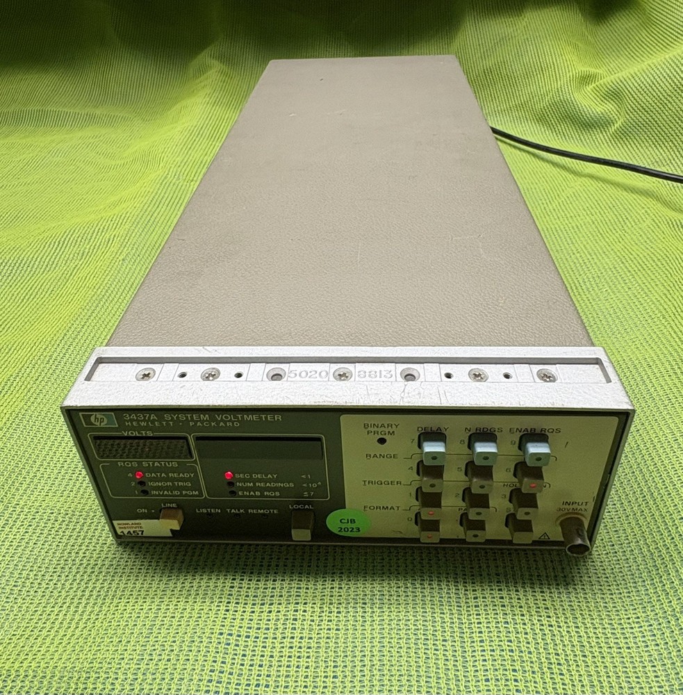 Hewlett Packard 3437A SYSTEM VOLTMETER