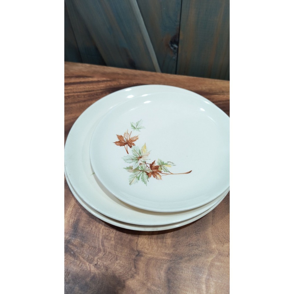 675. Vintage Salem Maple Leaf Dinnerware