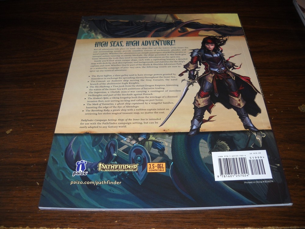 Pathfinder: Campaign Setting: Ships of the Inner Sea