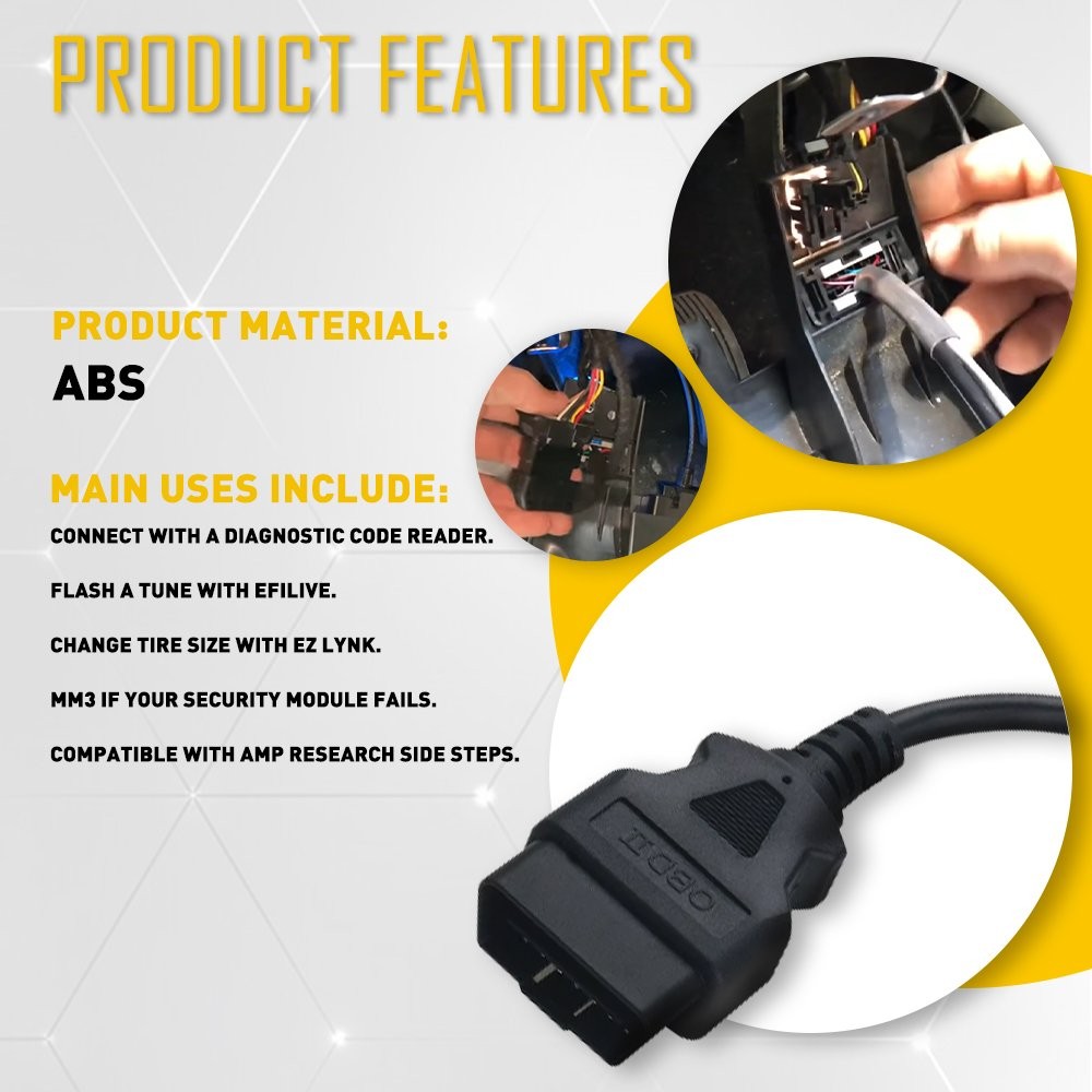 Fit For Dodge Cummins RAM New Security Gate Bypass Cable OBD2