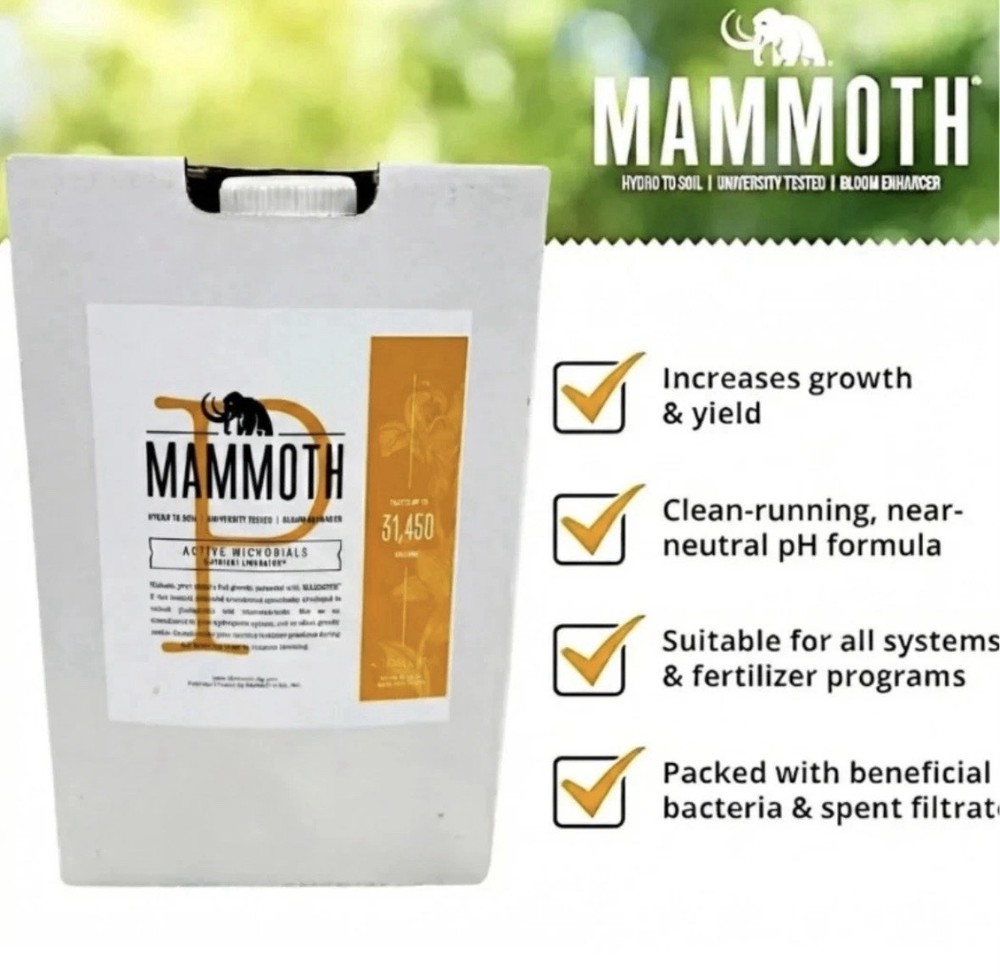 500ML Mammoth Active Microbials Hydroponic Supplement Liquid Concentrate